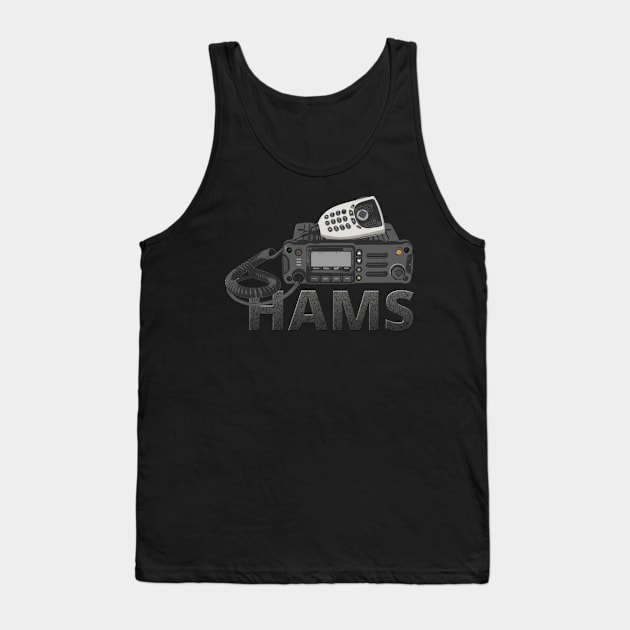 Hams - Amateur Radio Operator Tank Top by tatzkirosales-shirt-store